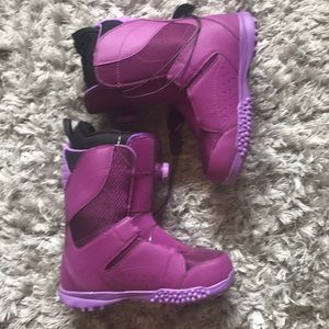 DC Purple Snowboard Boots